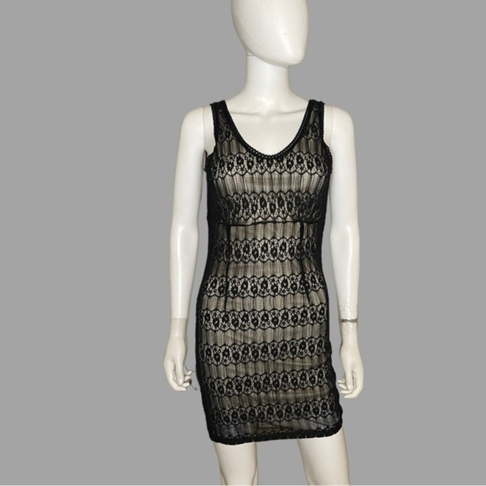 Poetry‎ Black Lace Sleeveless Mini Dress